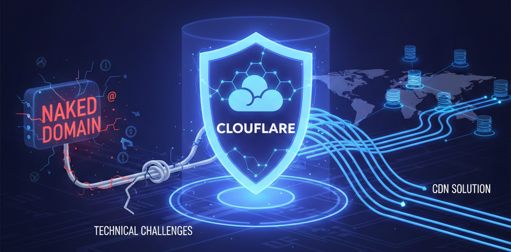 ネイキッドドメイン（www.なし）へのCDN導入における注意点とCloudflareによる解決策